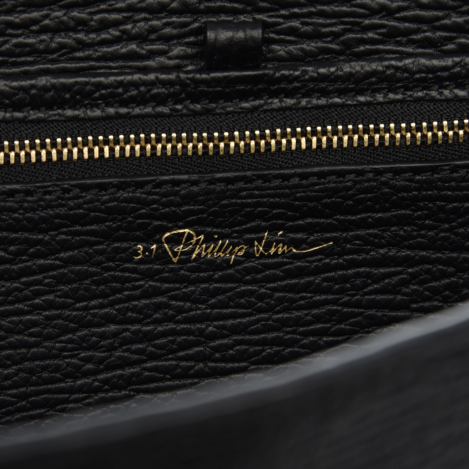 3.1 Phillip Lim 3.1 Textured Calfskin Medium Pashli Satchel Black 7 of 8