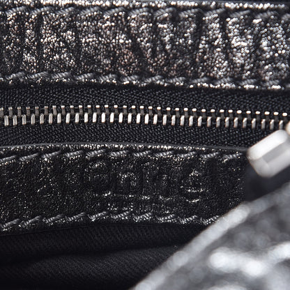 Chloe Metallic Pebbled Lambskin Small Paddington Satchel Silver 6 of 7