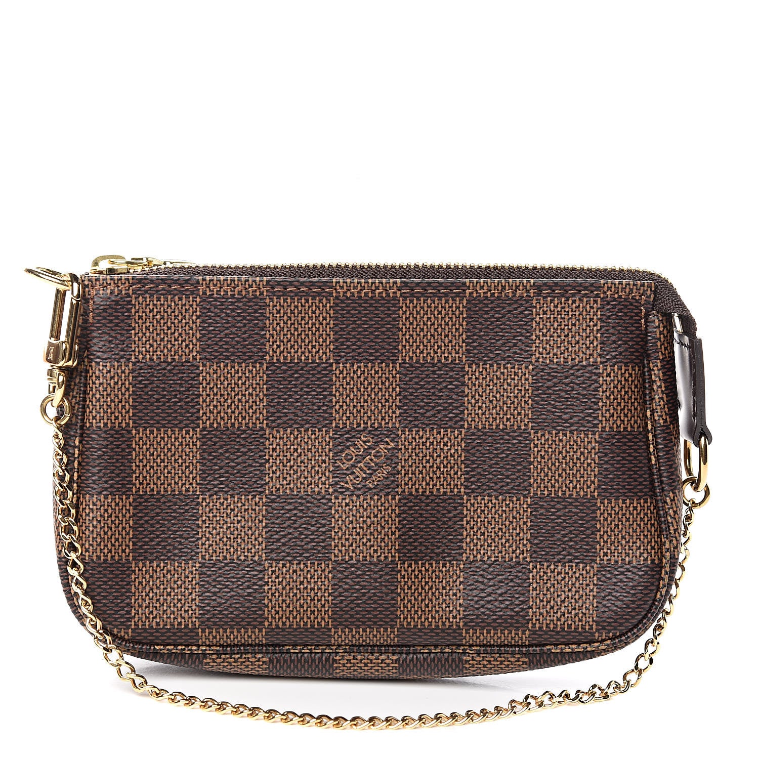 Louis Vuitton Damier Ebene Mini Pochette Accessories 1 of 10