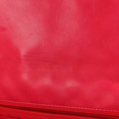 Chanel Lambskin Quilted Valentine Charms Medium Flap Red 12 of 12