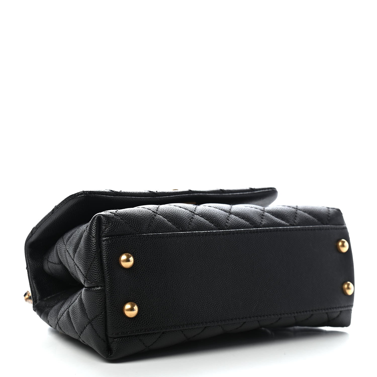 Chanel Caviar Quilted Mini Coco Handle Flap Black 4 of 9