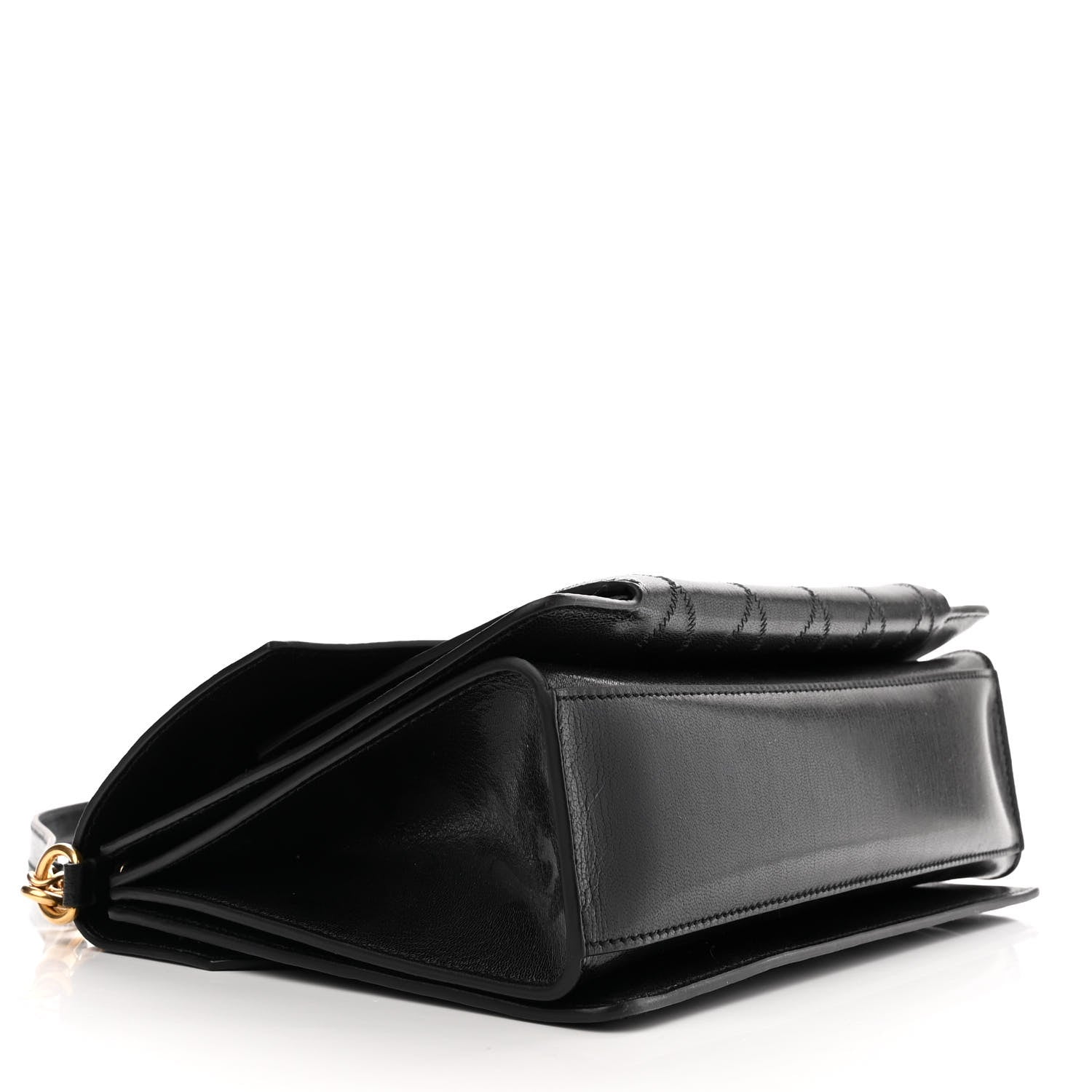 Givenchy Goatskin Quilted Medium GV3 Shoulder Bag Black 4 of 10