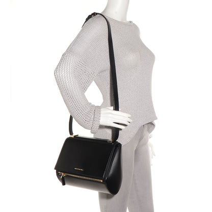 Givenchy Textured Calfskin Medium Pandora Box Crossbody Bag Black 2 of 11