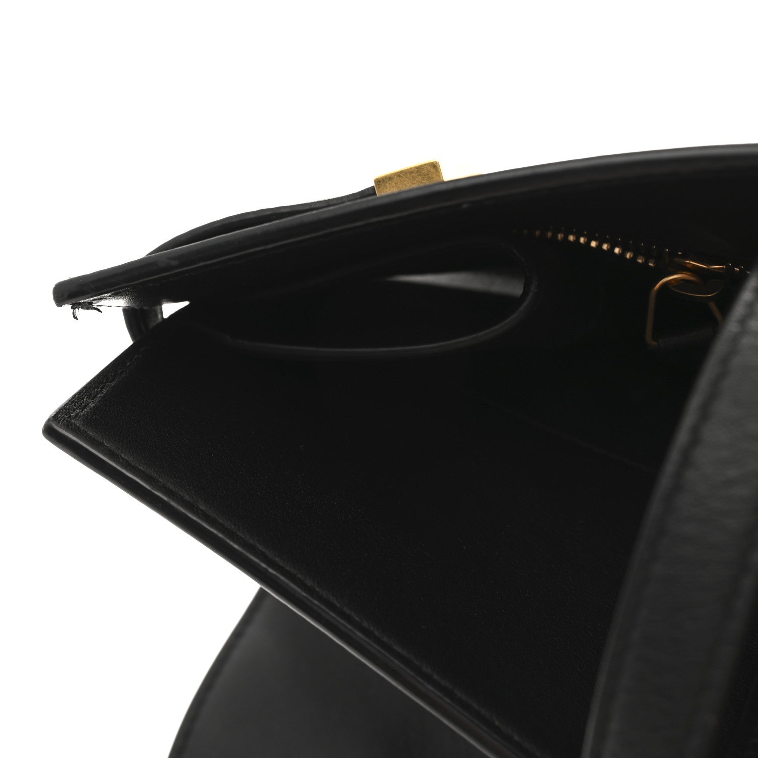Saint Laurent Calfskin Medium Manhattan Shopper Tote Black 12 of 13