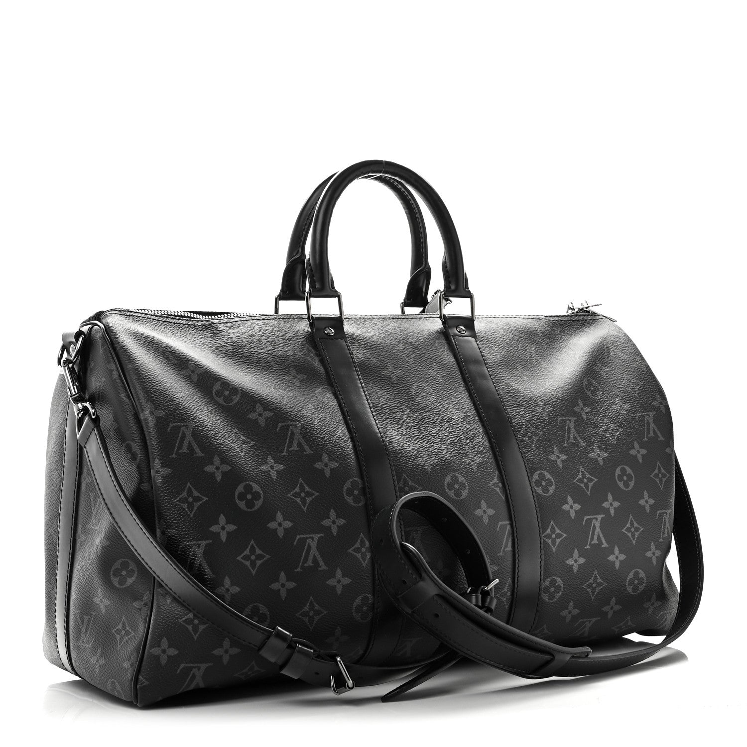 Louis Vuitton Monogram Eclipse Keepall Bandouliere 45 3 of 10