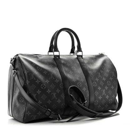 Louis Vuitton Monogram Eclipse Keepall Bandouliere 45 3 of 10