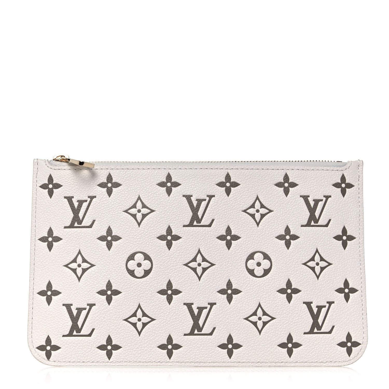 Louis Vuitton Empreinte Monogram Spring In The City Neverfull Pochette MM Kaki Beige Cream 1 of 11