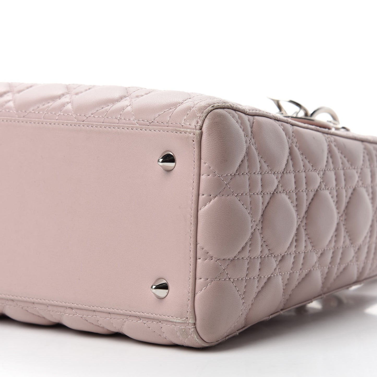 Lambskin Cannage Medium Lady Dior Light Pink