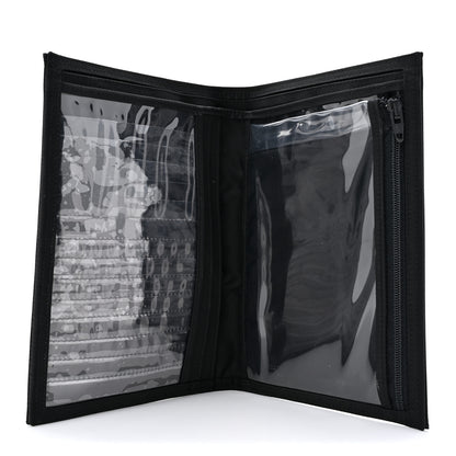 Prada Tessuto Nylon Tri-Fold Compact Wallet Black 5 of 8