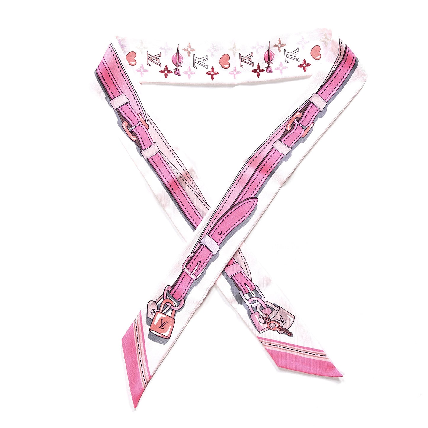 Silk Monogram A la Folie BB Bandeau Light Pink