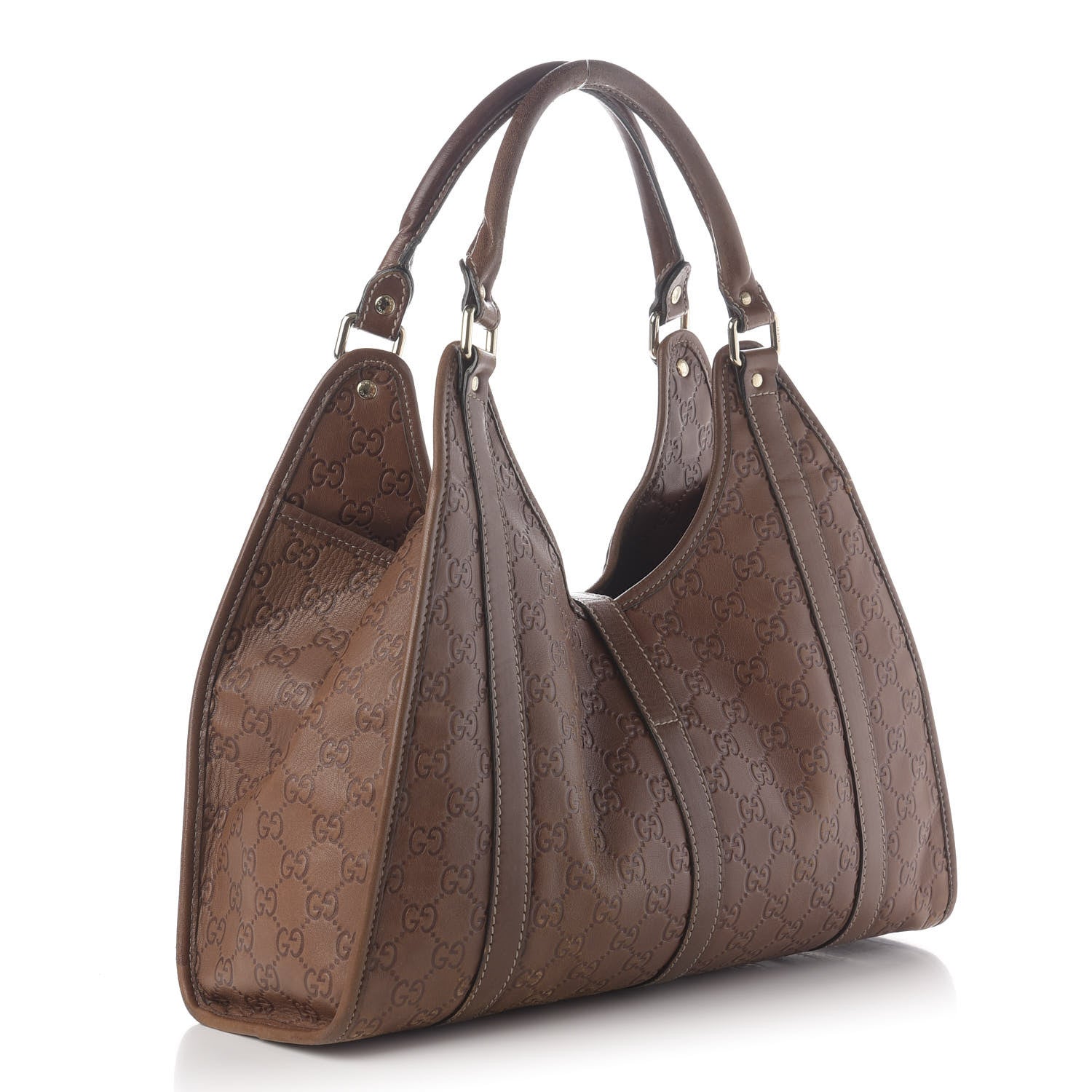 Gucci Guccissima Medium Joy Shoulder Bag Brown 3 of 11