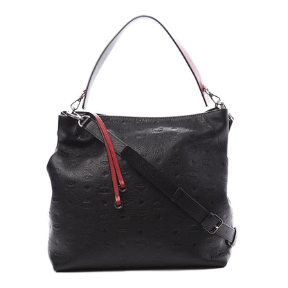 MCM Calfskin Ottomar Large Klara Hobo Black 1 of 11