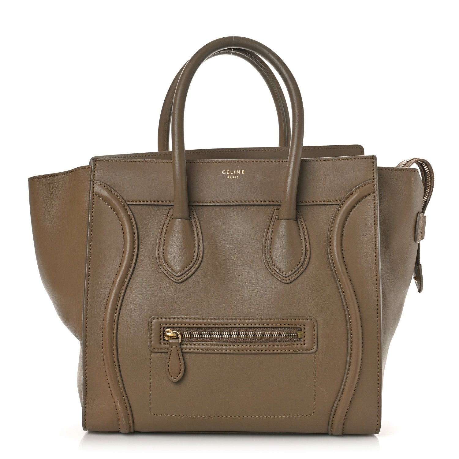 Celine Smooth Calfskin Mini Luggage Camel 1 of 14