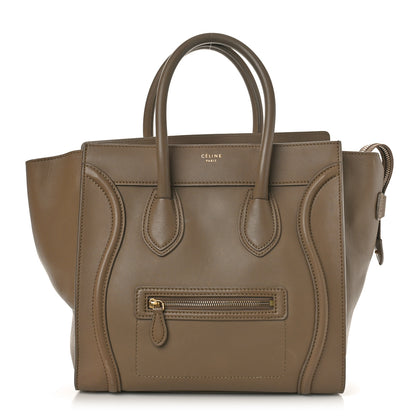 Celine Smooth Calfskin Mini Luggage Camel 1 of 14