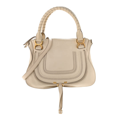 Chloe Calfskin Medium Marcie Satchel Cream 1 of 16