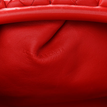 Bottega Veneta Nappa Maxi Intrecciato The Pouch Oversized Clutch Bright Red 6 of 8