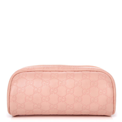 Gucci Guccissima Signature Small Cosmetic Case Peonia Rose 1 of 8