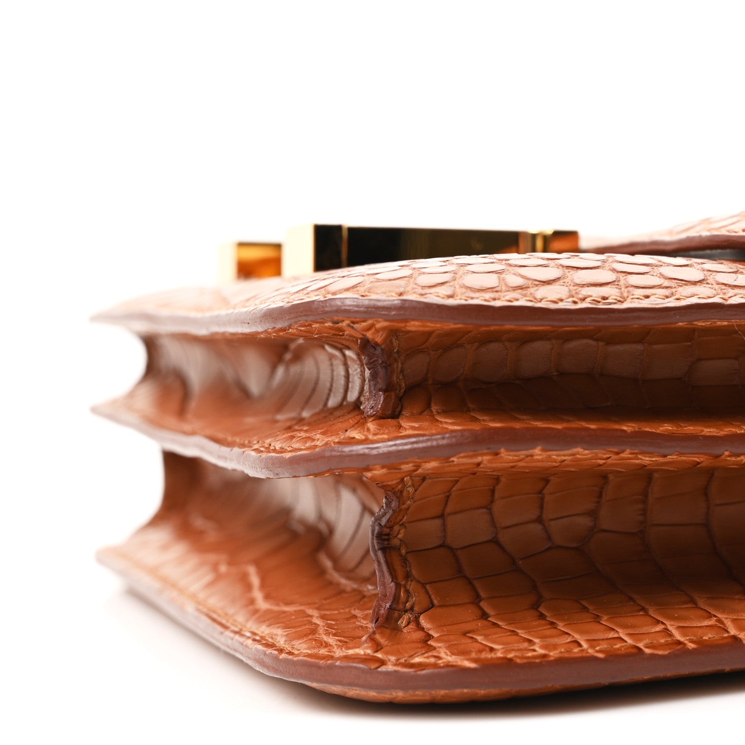 Hermes Matte Alligator Constance 18 Gold 10 of 11