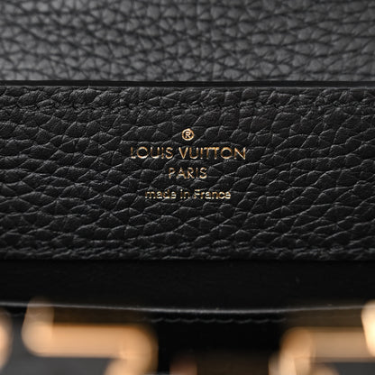 Louis Vuitton Taurillon Embellished Flower Crown Capucines Mini Black 6 of 9