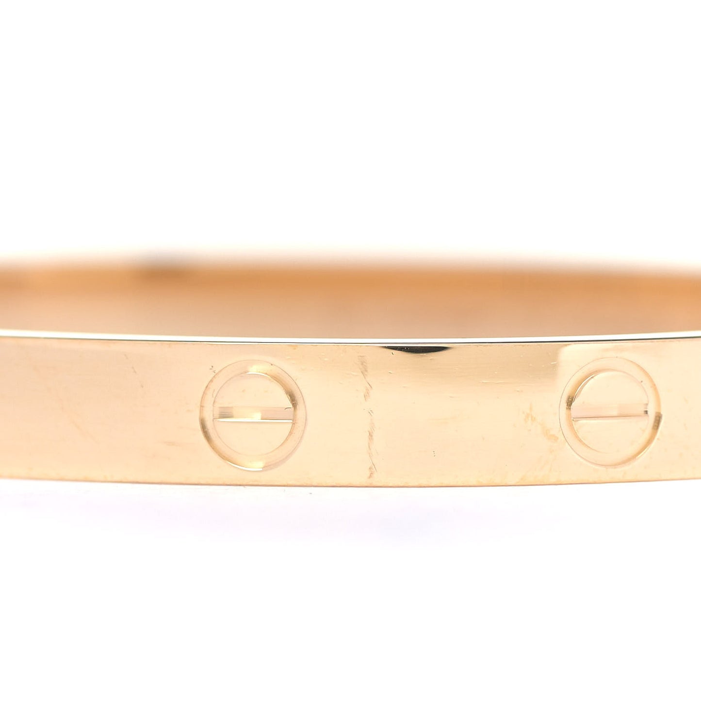 18K Yellow Gold LOVE Bracelet 17