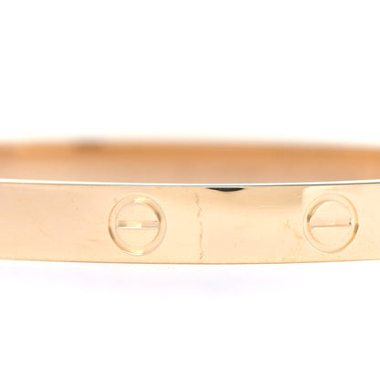 Cartier 18K Yellow Gold LOVE Bracelet 17 6 of 6