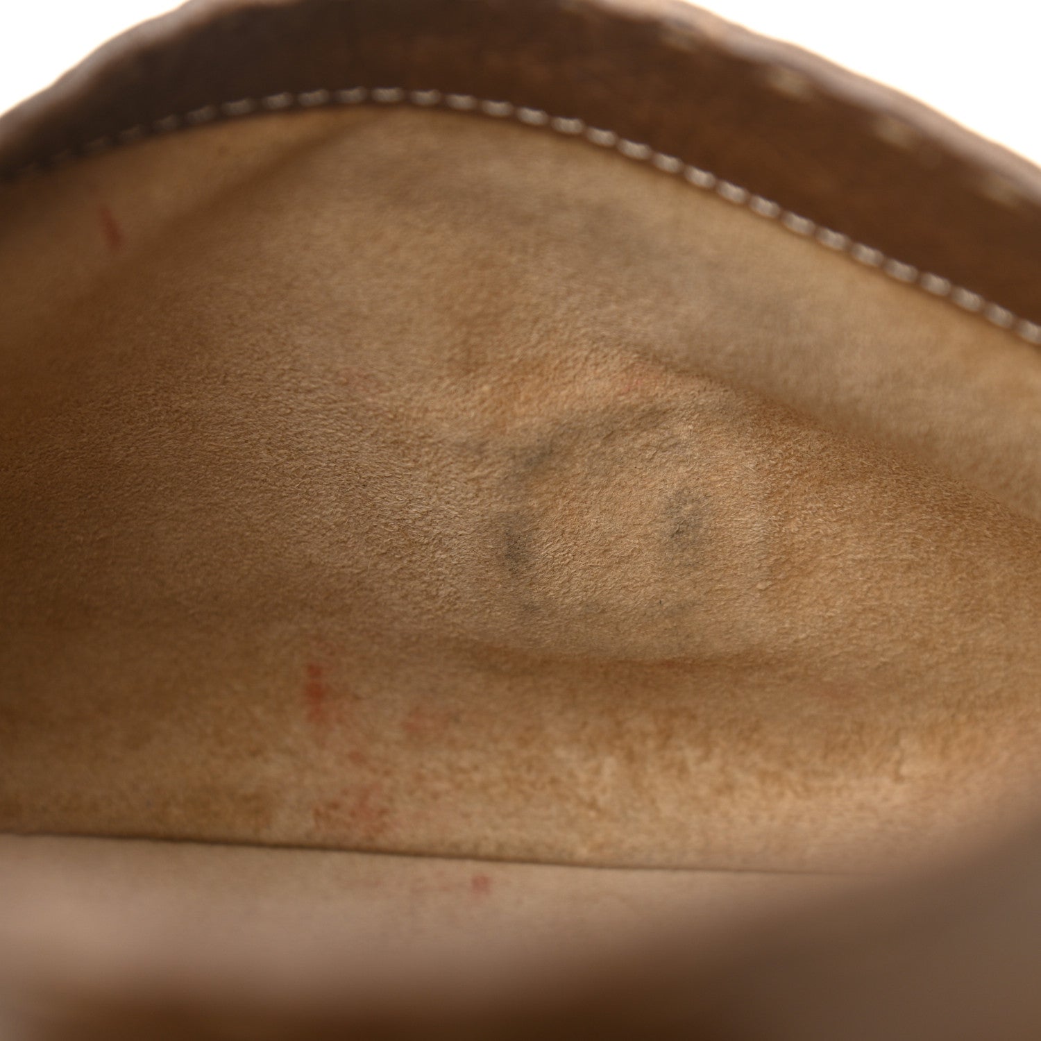 Fendi Calfskin Romano Selleria Baguette Brown 9 of 14