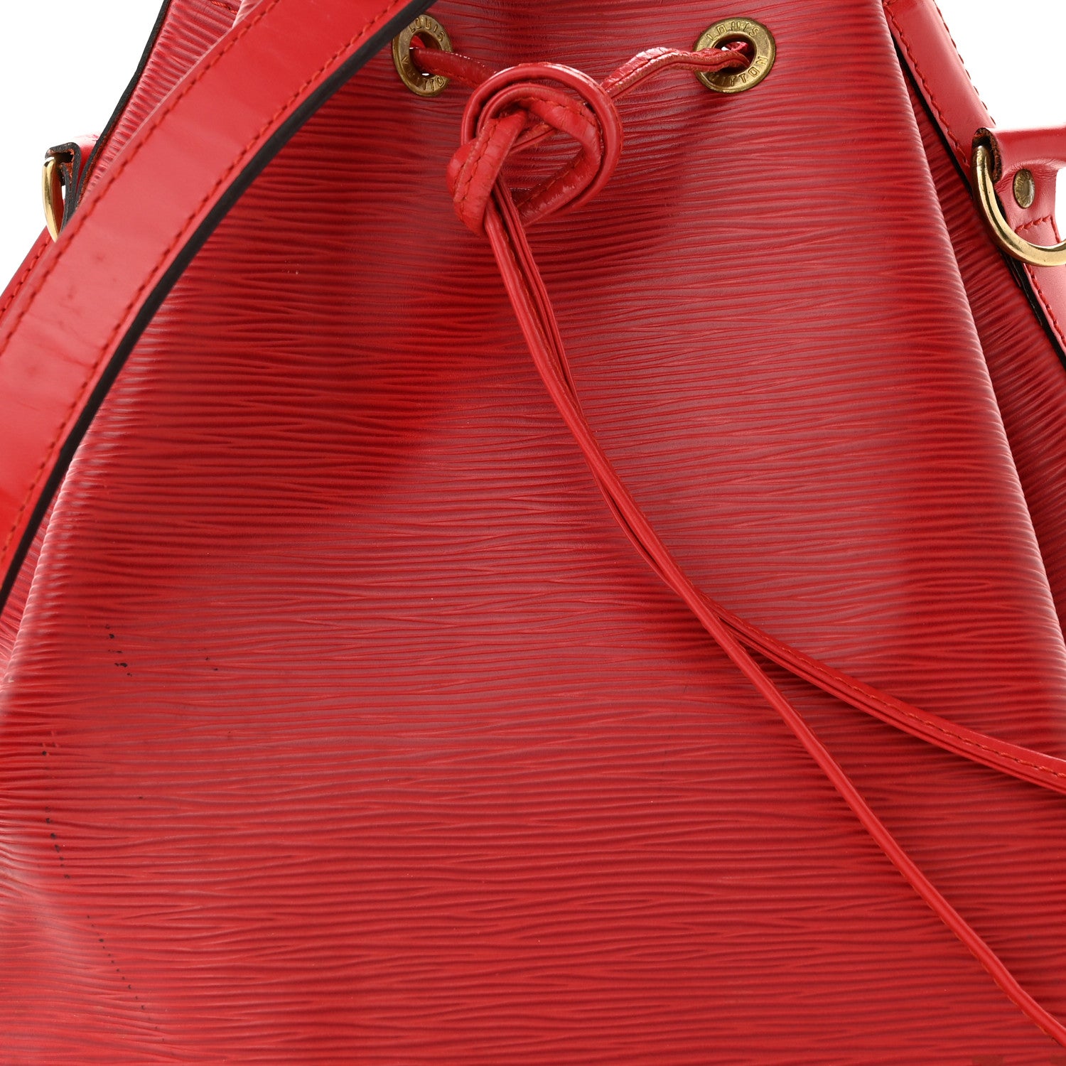 Louis Vuitton Epi Petit Noe Castillan Red 7 of 13