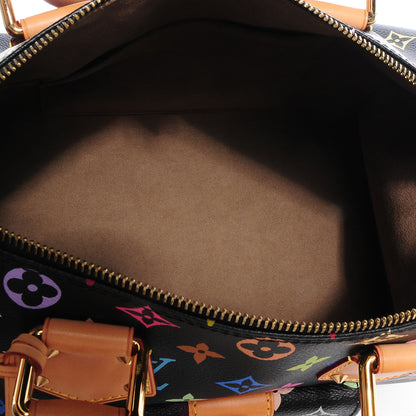 Louis Vuitton Monogram Multicolor Speedy 30 Black 6 of 7