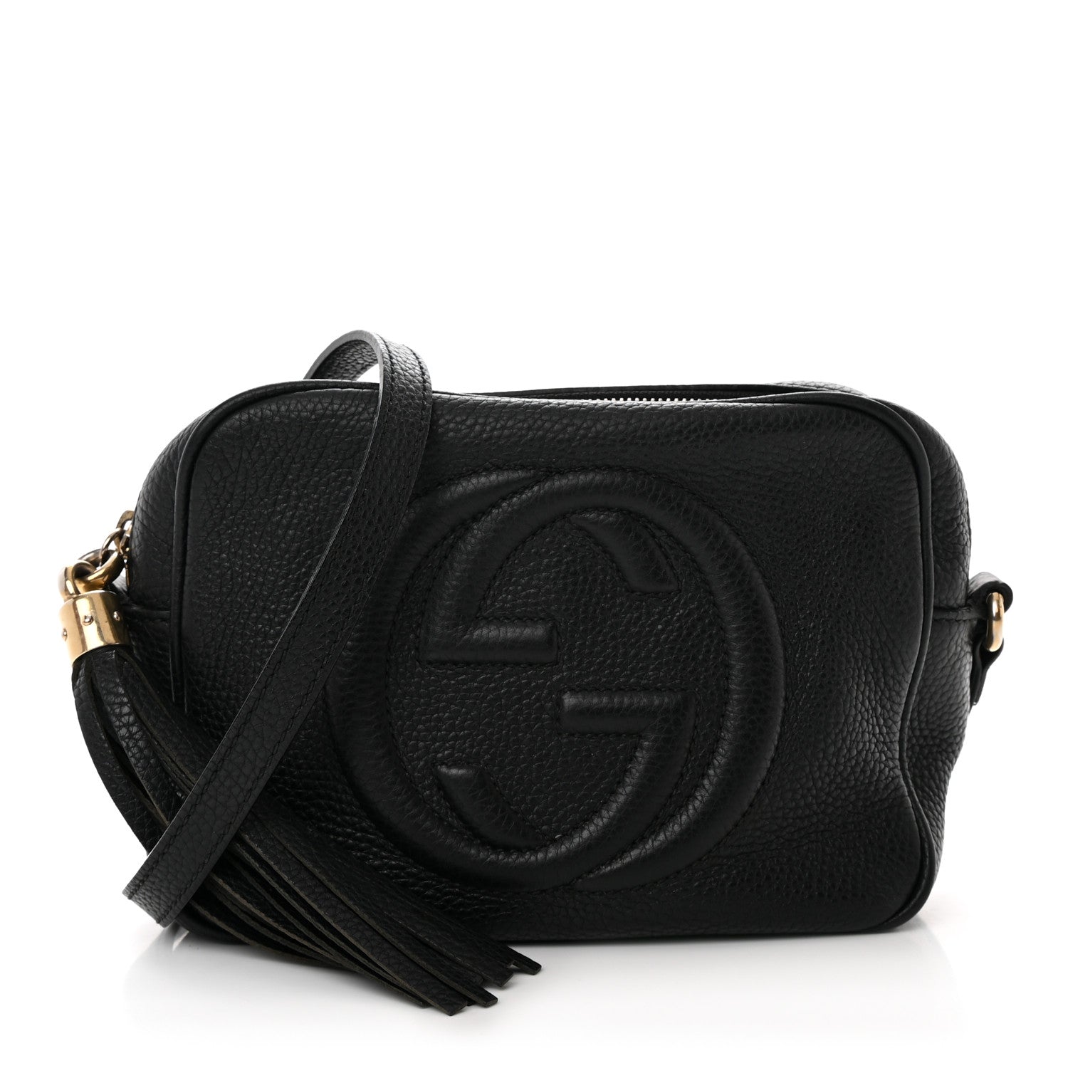 Gucci Pebbled Calfskin Small Soho Disco Bag Black 1 of 15