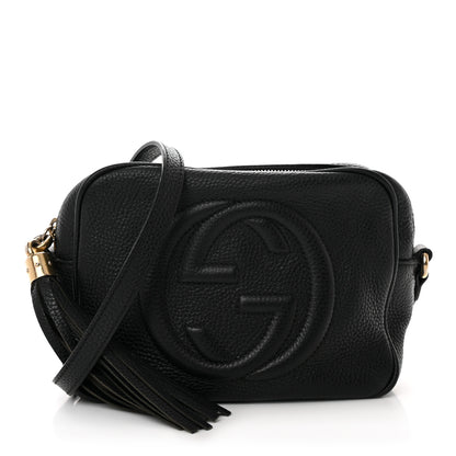 Gucci Pebbled Calfskin Small Soho Disco Bag Black 1 of 15