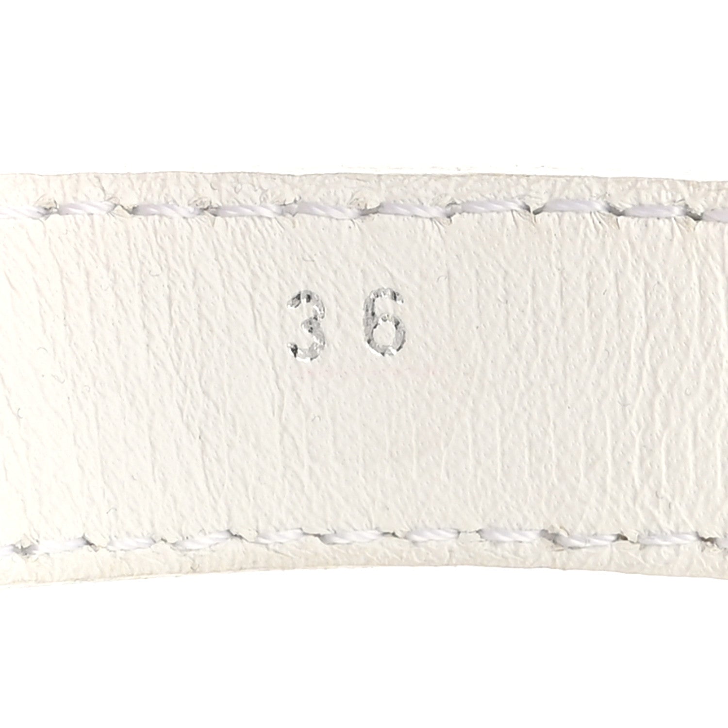 Prada Spazzolato Rois Re-Nylon Metal Triangle Logo Monolith Pouch Pocket 55mm Boots 36 White 8 of 14