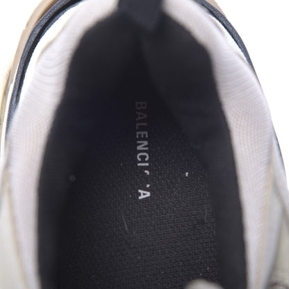 Balenciaga Fabric Mesh Womens Triple S Sneakers 41 Beige Black 9 of 11