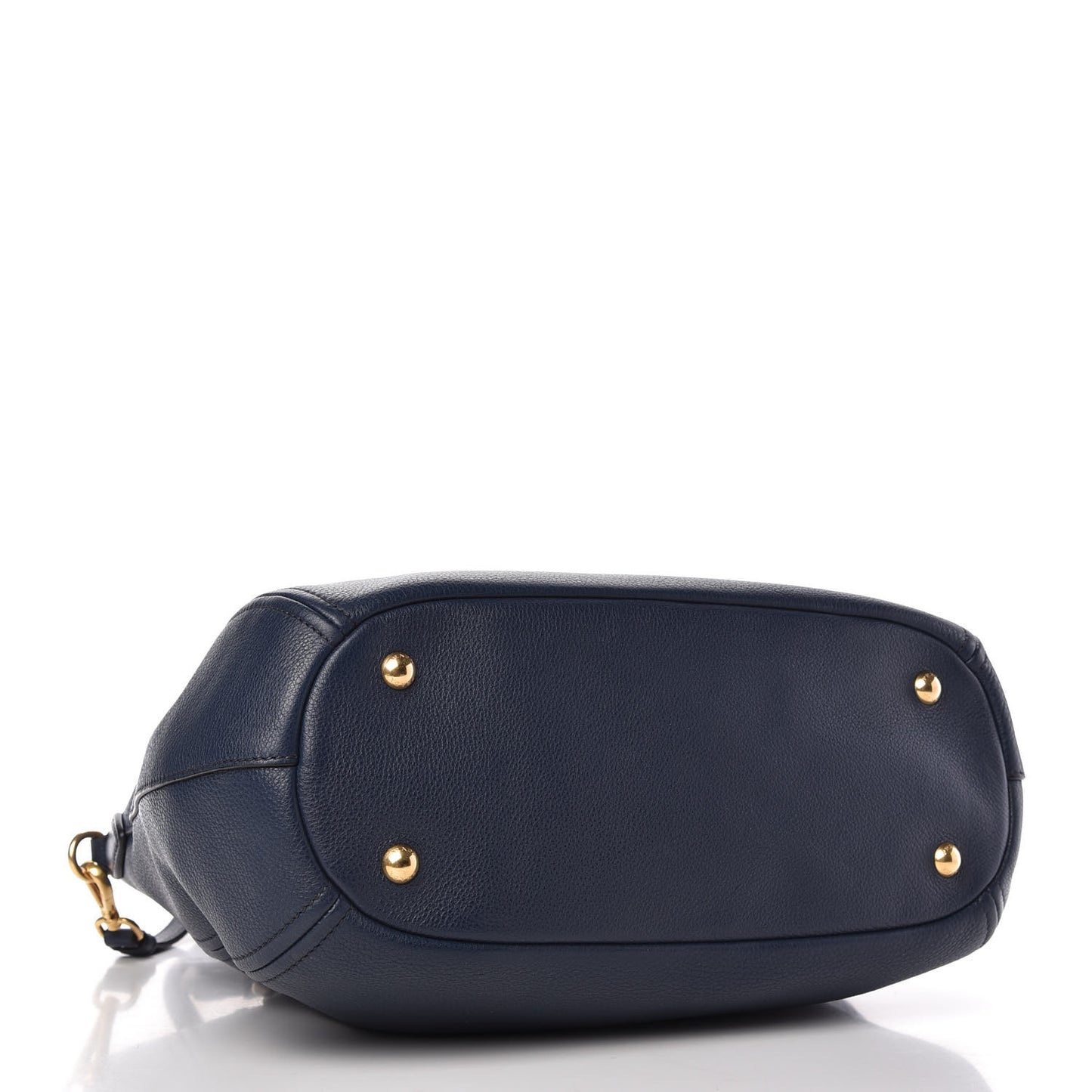 Vitello Daino Shoulder Bag Baltico