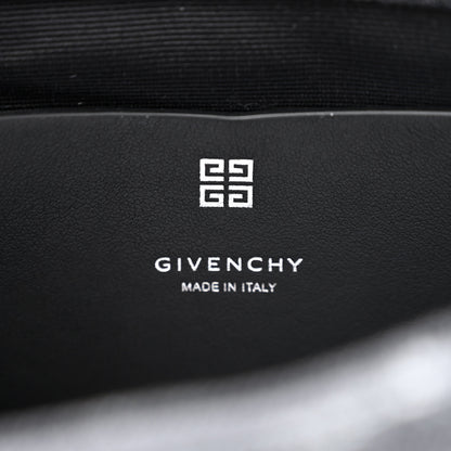 Givenchy Distressed Denim Quilted Small 4G Shoulder Bag Black 6 of 9