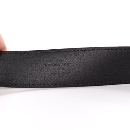 Louis Vuitton Calfskin Monogram Eclipse LV Montana Belt 95 38 6 of 7