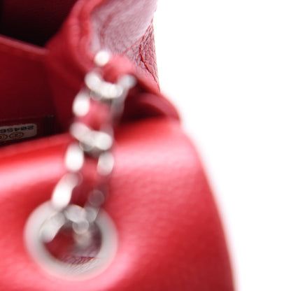 Chanel Caviar Quilted Extra Mini Flap Red 9 of 10