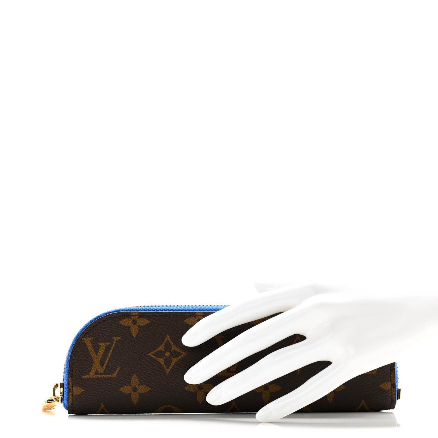 Monogram Charlotte Pencil Pouch Blue