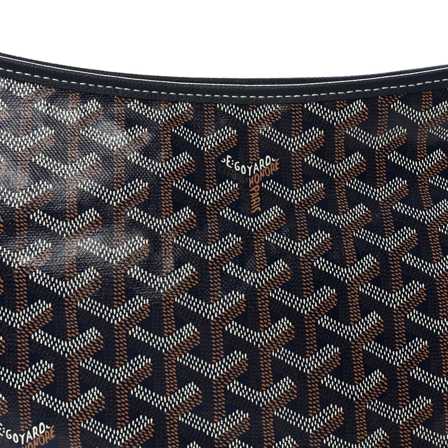 Goyard Goyardine Boheme Hobo Navy Blue 7 of 9