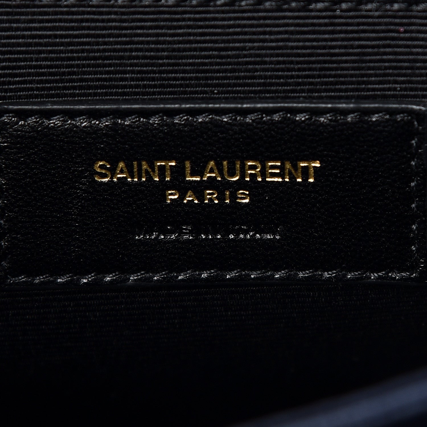 Saint Laurent Textured Calfskin Medium Classic Monogram Universite Bag Deep Marine 6 of 8
