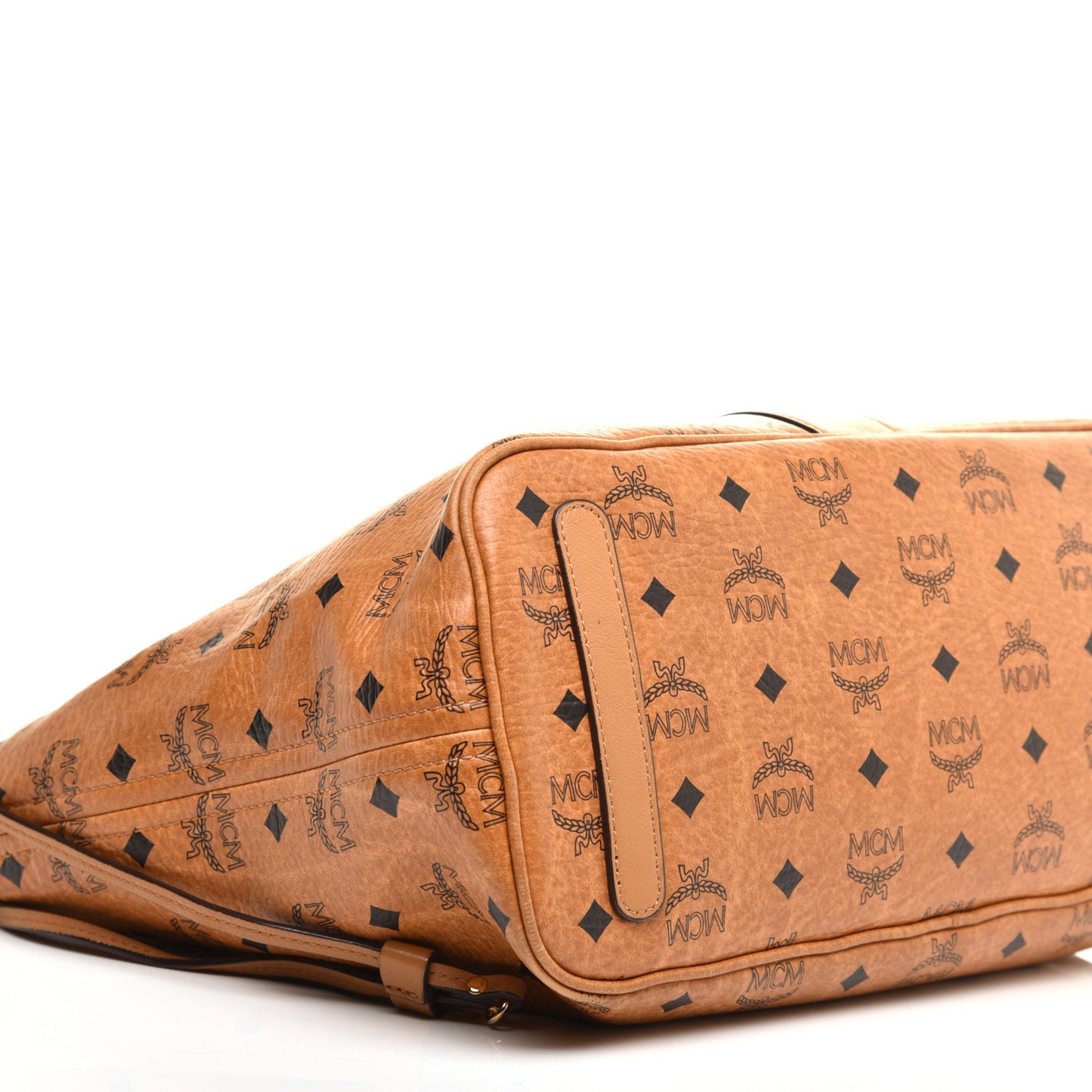 Visetos Medium Liz Reversible Shopper Tote Cognac