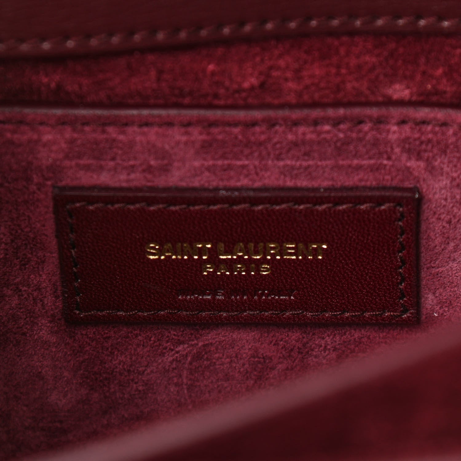 Saint Laurent Calfskin Medium Monogram Sunset Pallisandre 5 of 9