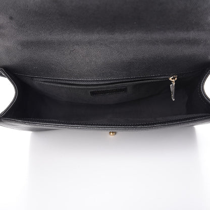 Chanel Caviar Quilted New Medium Boy Flap Black 5 of 8