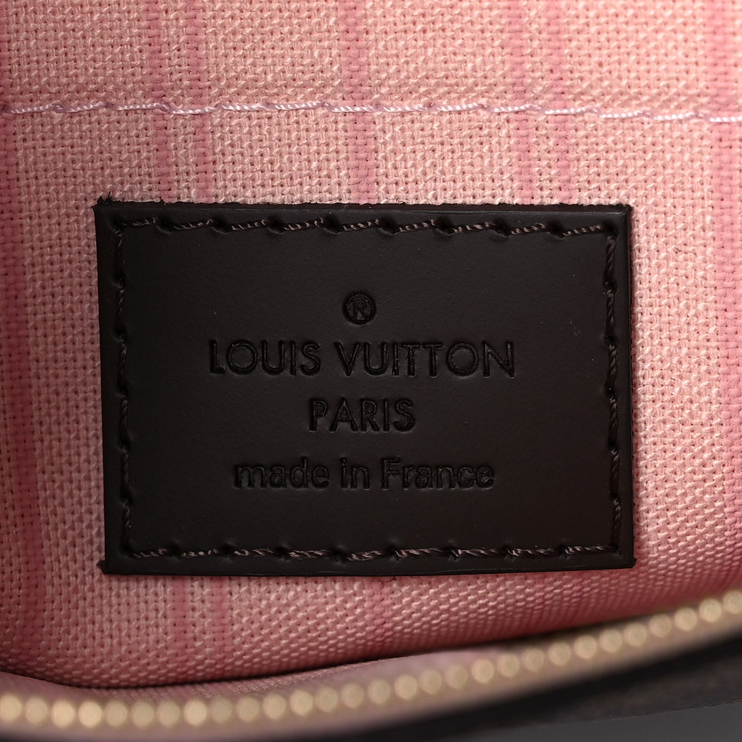 Louis Vuitton Damier Ebene Neverfull MM GM Pochette Rose Ballerine 6 of 7