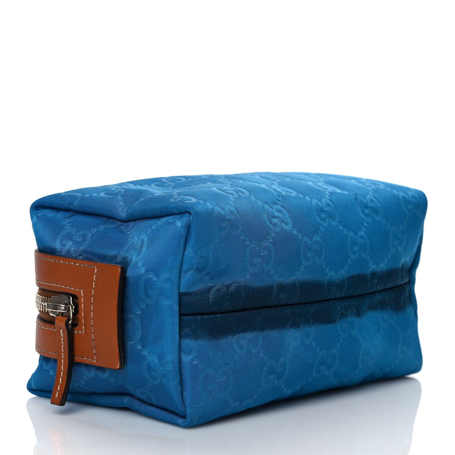 Gucci Nylon Monogram Small Cosmetic Case Blue 4 of 12