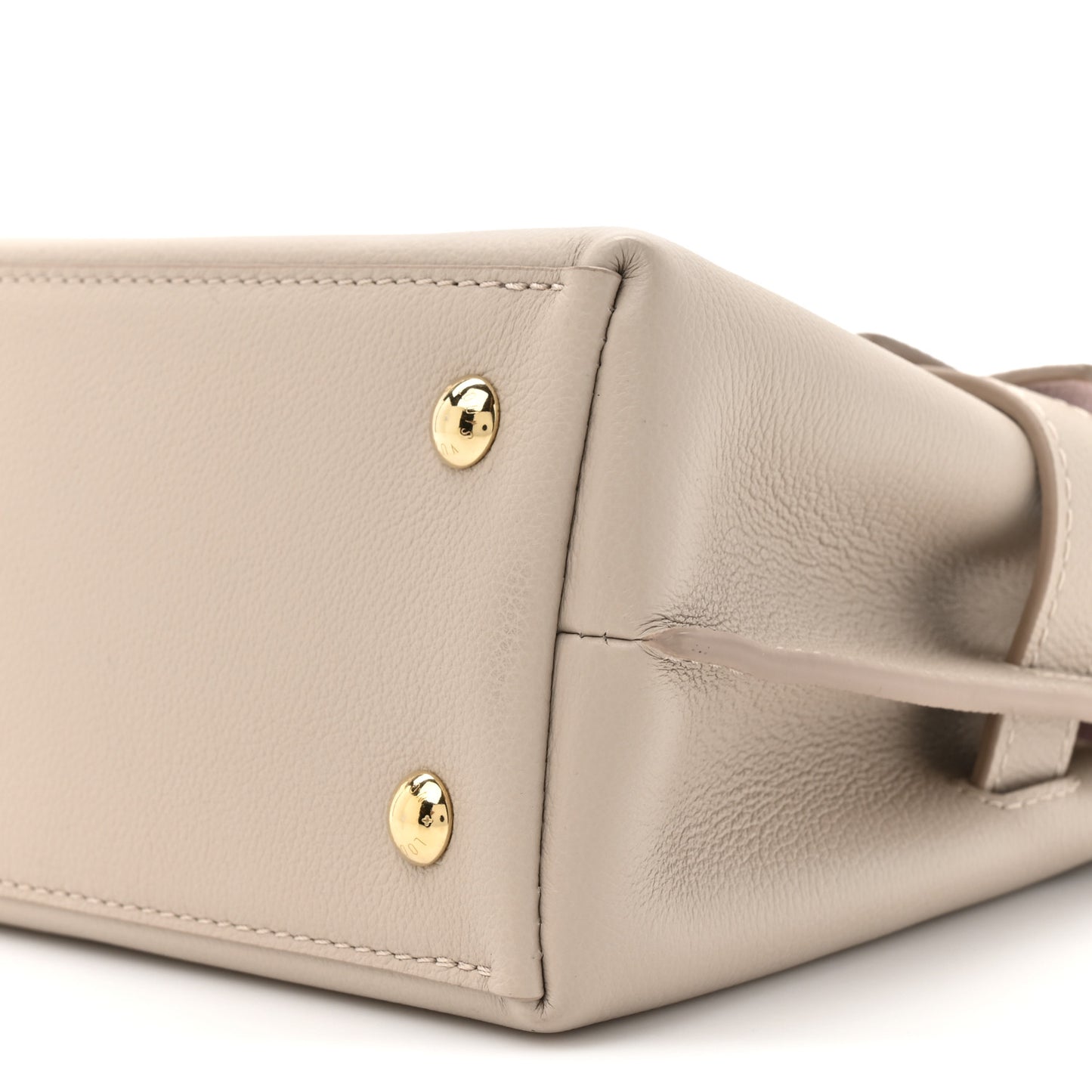 Soft Calfskin Mini Lockme Ever Greige