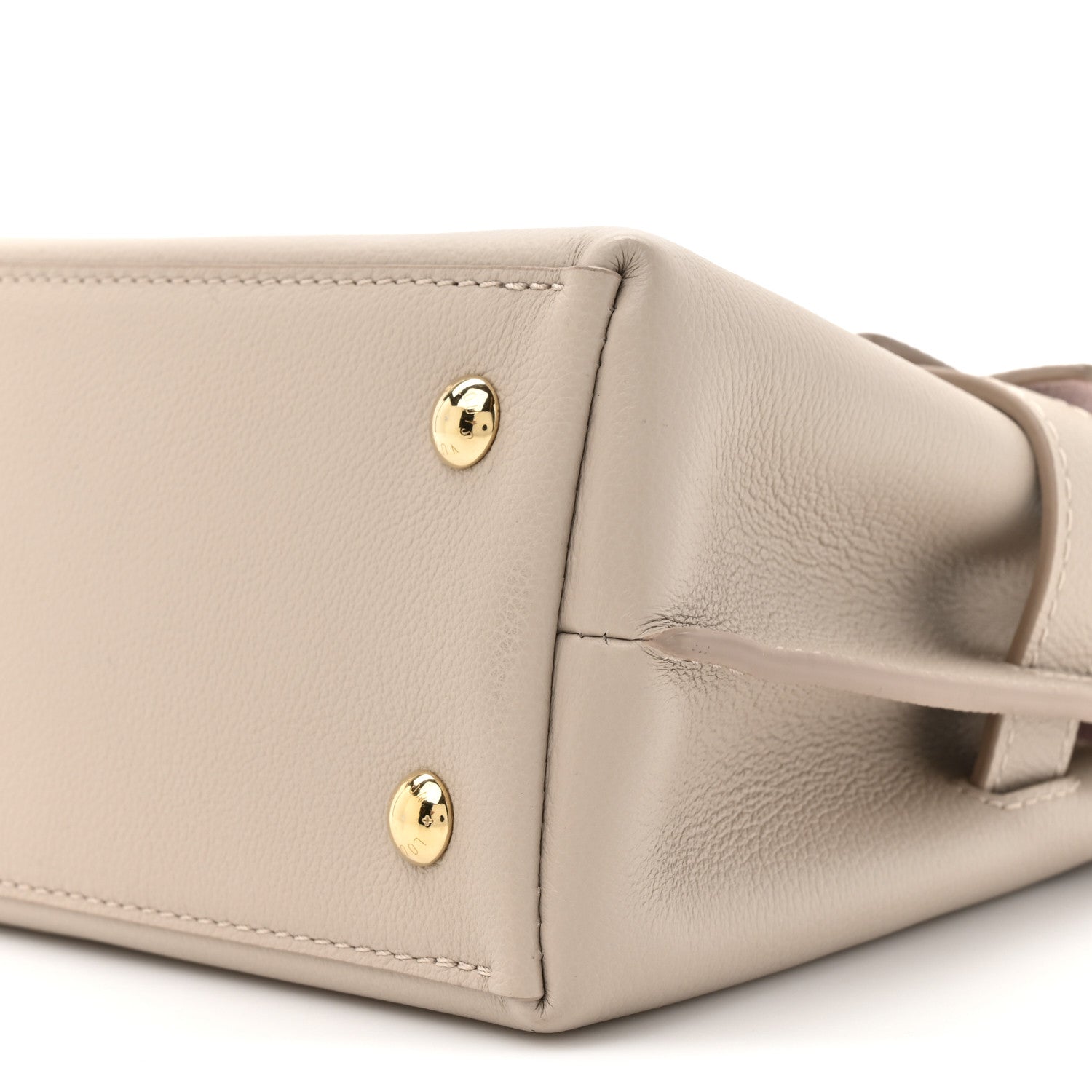 Louis Vuitton Soft Calfskin Mini Lockme Ever Greige 8 of 9
