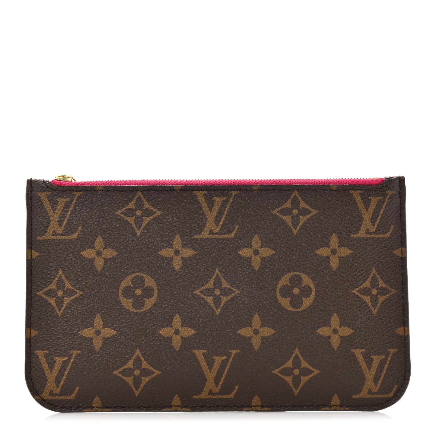 Monogram Neverfull PM Pochette Fuchsia