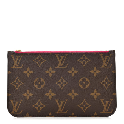 Louis Vuitton Monogram Neverfull PM Pochette Fuchsia 1 of 7