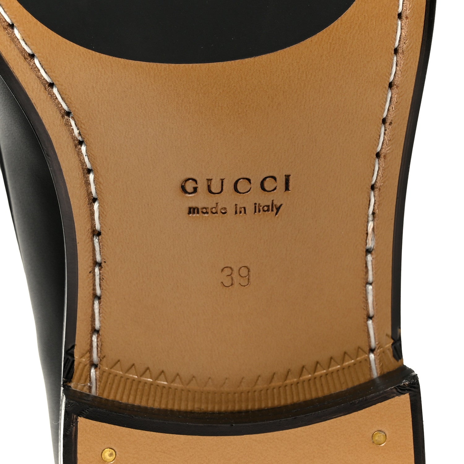 Gucci Calfskin Miro Soft Womens Mocassin Loafers 39 Black 8 of 10