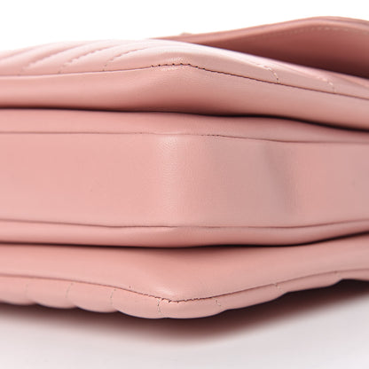 Chanel Lambskin Chevron Quilted Small Trendy CC Dual Handle Flap Bag Light Pink 11 of 13